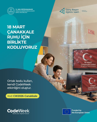 18 Mart Çanakkale  Ruhu İçin Birlikte Kodluyoruz